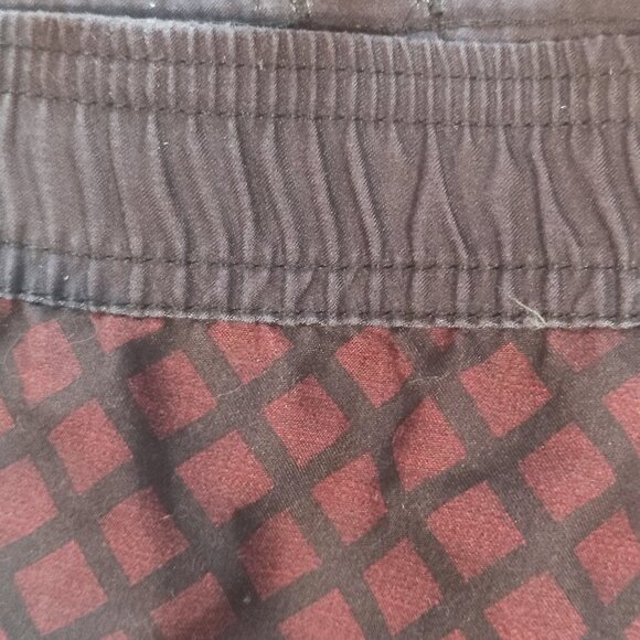 O'Neill board short / swim trunk orange shades checkered boy's size 14 - Picture 10 of 13